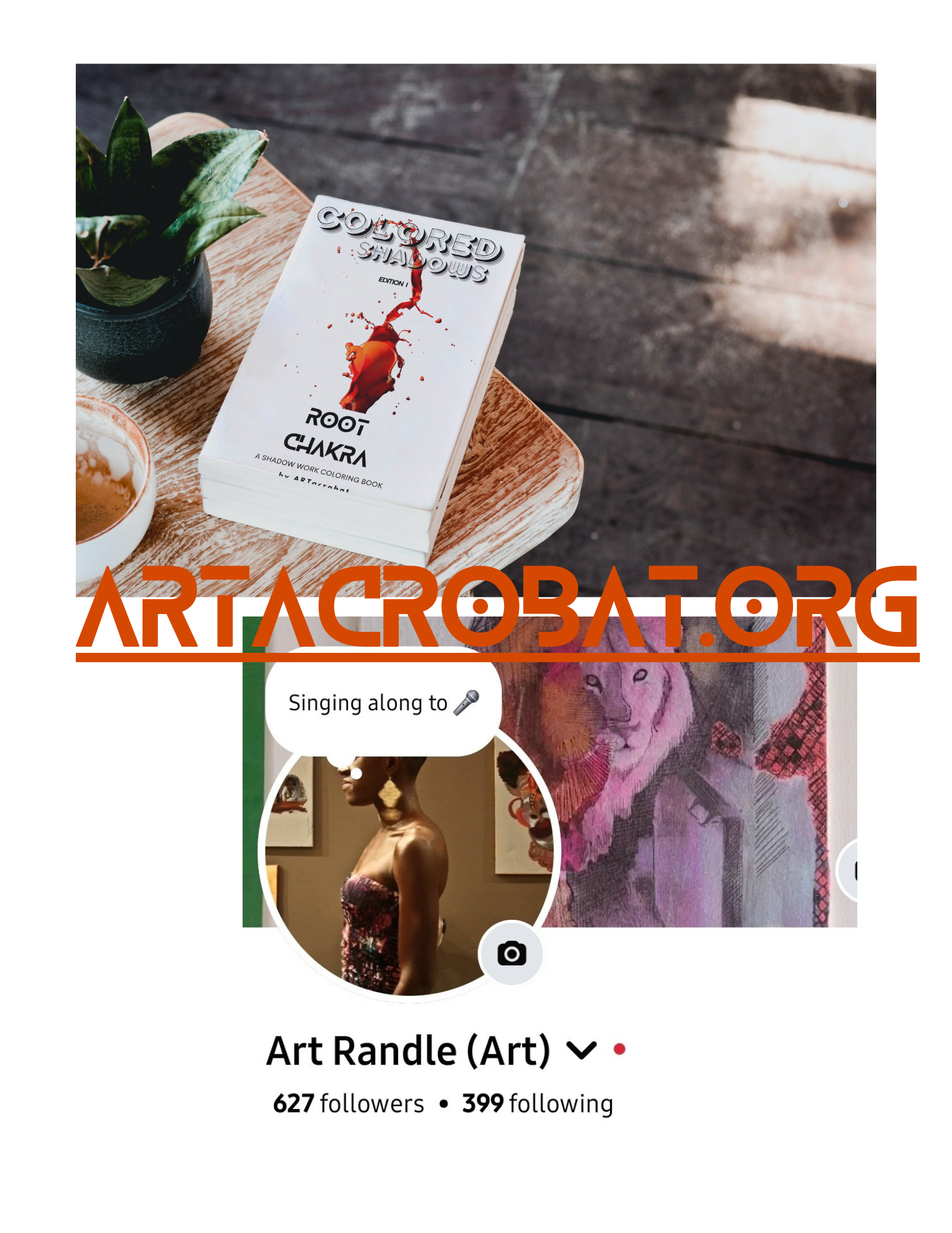 COLORED SHADOWS | mini digital Adult Coloring Book | ROOT Chakra